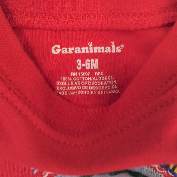 3-6m Garanimals short sleeve onsie - Picture 3 of 3